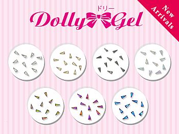 RK-Triangular rhinestoneDolly Gel Tp