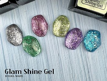 CQ-GLAM SHINEICE GEL A Black⽦-R{ģtC3g