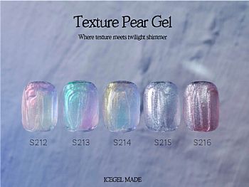 CR-Texture PearlIce Gel A Black ] 3g