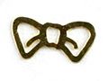 Y1BJ414金屬片-可愛蝴蝶結 6mm G