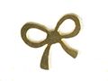 Y1BJ416金屬片-俏麗蝴蝶結 5mm G